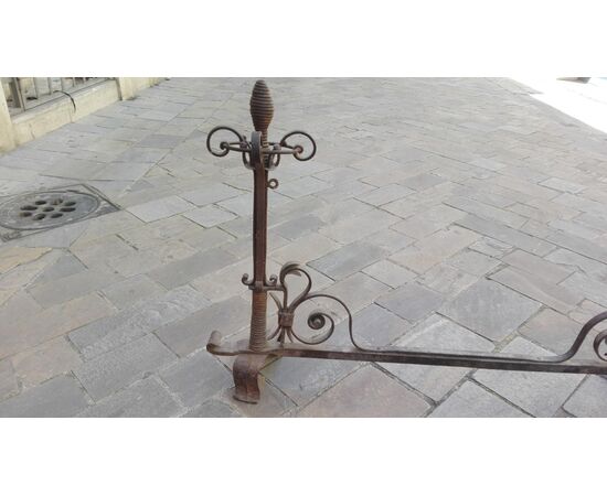 a wrought iron spark arrester