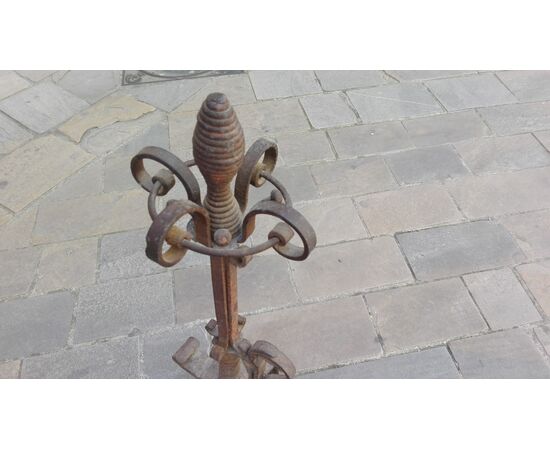 a wrought iron spark arrester