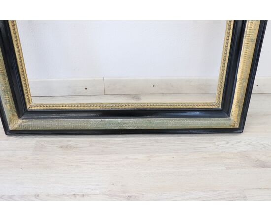 Large ebonized frame and gold leaf from the Louis Philippe period mid 1800s XIX century euro 500 negotiable