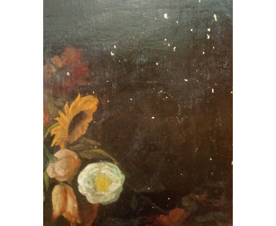 Painting of a vase of flowers