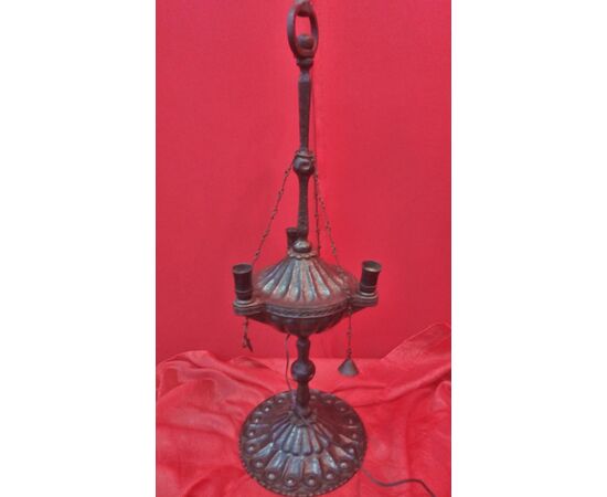 Florentine wrought iron lamp