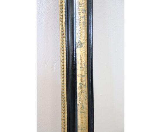 Grande cornice ebanizzata e foglia oro epoca Luigi Filippo metà 1800 Sec. XIX euro 500 trattabili