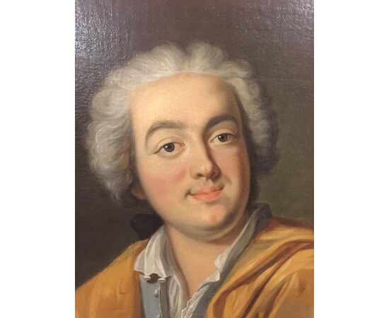 Dipinto olio su tela raffigurante Maximilien de Robespierre