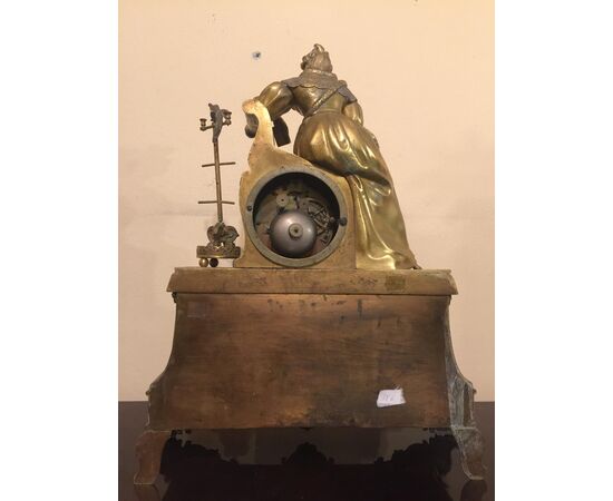 Orologio da tavolo in bronzo dorato epoca Luigi Filippo