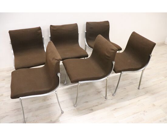 Set di sei sedie design stile Osvaldo Borsani, 1970 prezzo trattabile