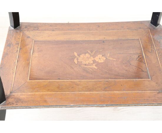 tavolino antico Napoleone III raffinato intarsio e bronzi dorati Sec XIX PREZZO TRATTABILE