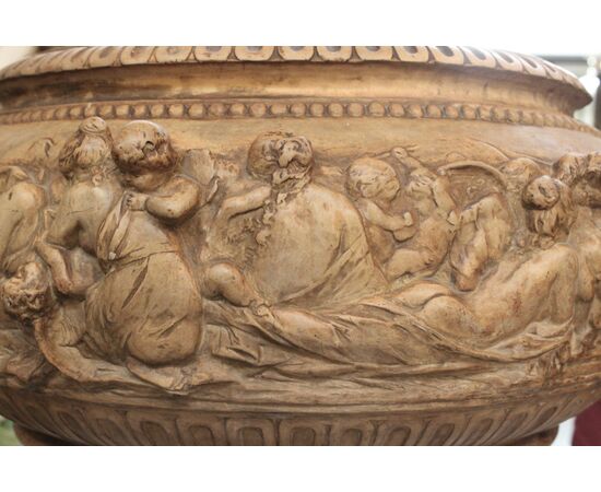 Holy water stoup in Signa terracotta (period: 19th century)