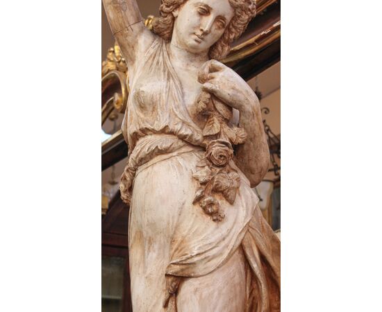 Statua in scagliola bolognese (epoca: fine XIX secolo)