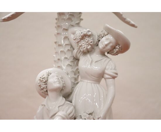 Statuina in ceramica bianca sec. XX PREZZO TRATTABILE