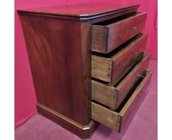 Small cabinet with drawers in Mahogany