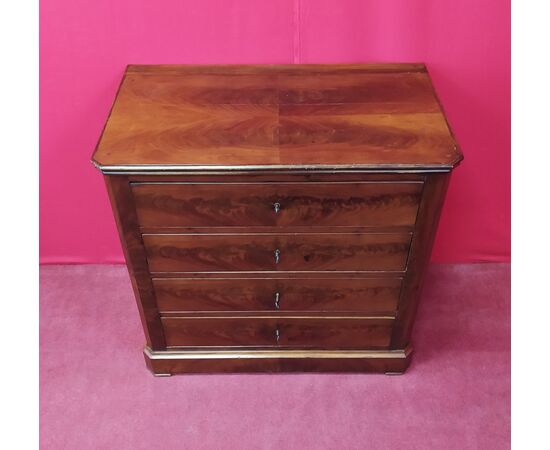 Small cabinet with drawers in Mahogany