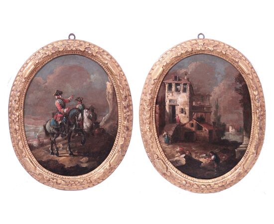 Giuseppe Zais (1709-1784) - Pair of paintings     