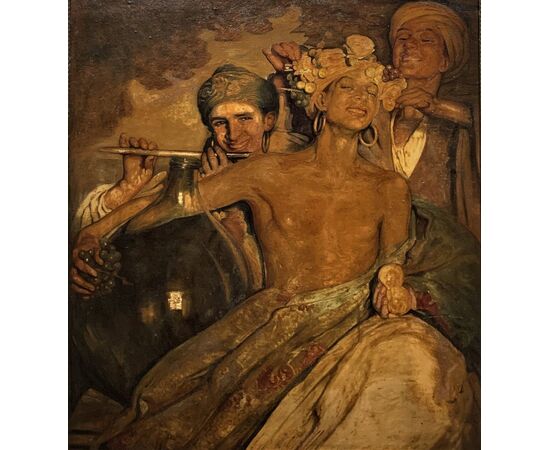 Gabriel Morcillo (1887-1973) - Young Moors (scena orientalista) 
