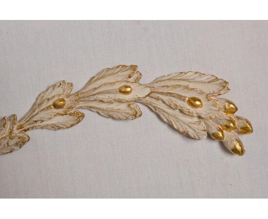 Pair of antique lacquered and gilded friezes - O / 5834 -     