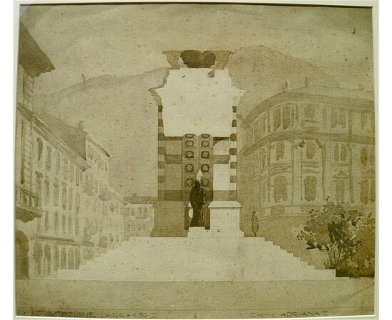 Proposta per piazza Cavour a Como (1920 circa)