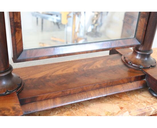 Psyche antique mirror antique mahogany '800 Sec. XIX NEGOTIABLE PRICE