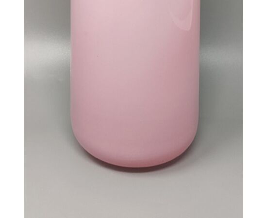 1960s Astonishing Pink Vase By Ca' Dei Vetrai in Murano Glass. Made in Italy