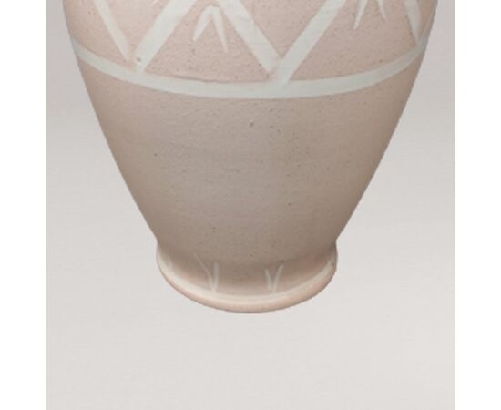 1960s Gorgeous Pink Vases in Ceramic by Deruta. Handmade Made in Italy