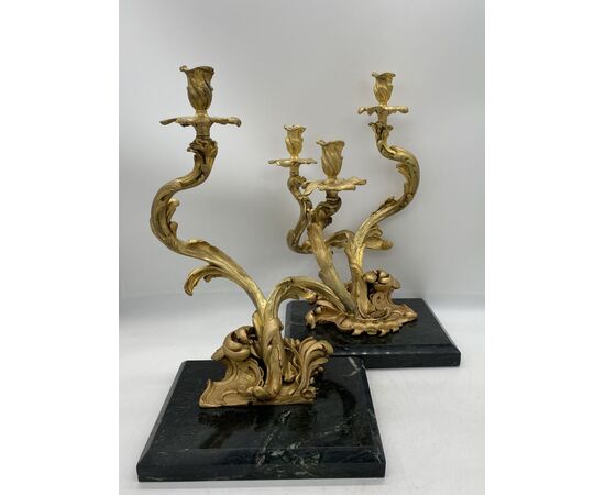 Two Magnificent Gilded Bronze Pinwheels - XVIII     