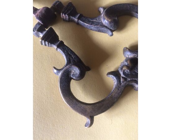 Six-eighteenth-century key handle and finishing