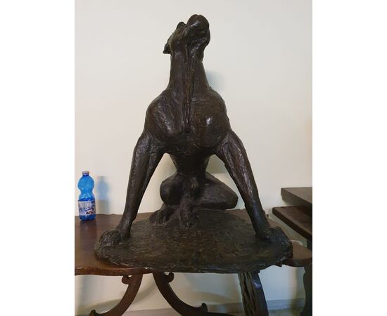 unique bronze sculpture 74 x 64 cm