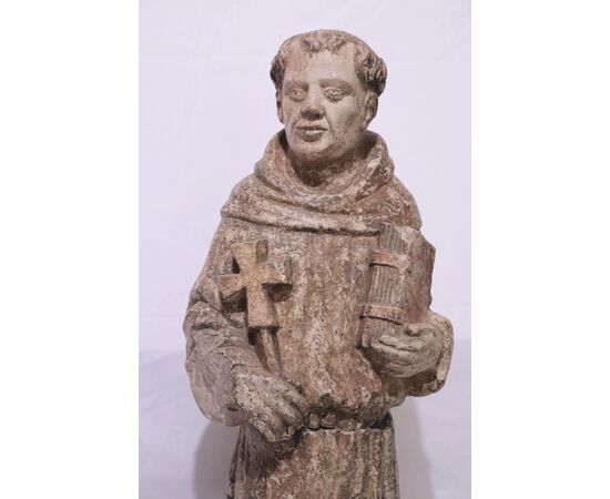 Stone sculpture "San Francesco", Veneto, 15th century