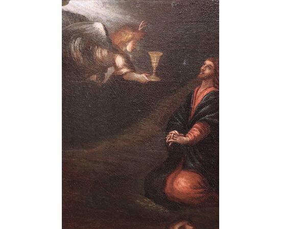 "Cristo nell'orto", Scuola Emiliana, Sec. XVII