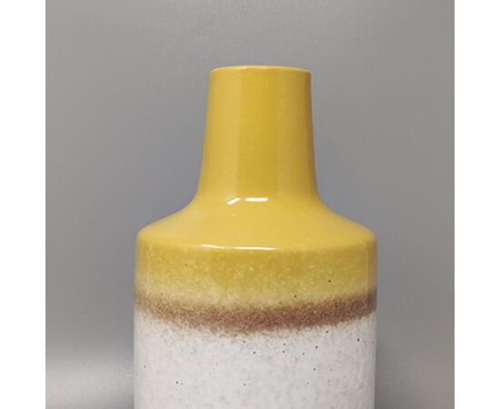 1970s Astonishing Vase in Ceramic by F.lli Brambilla. Made in Italy