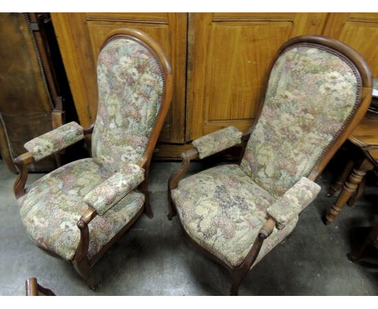 Louis Philippe armchairs from Piedmont