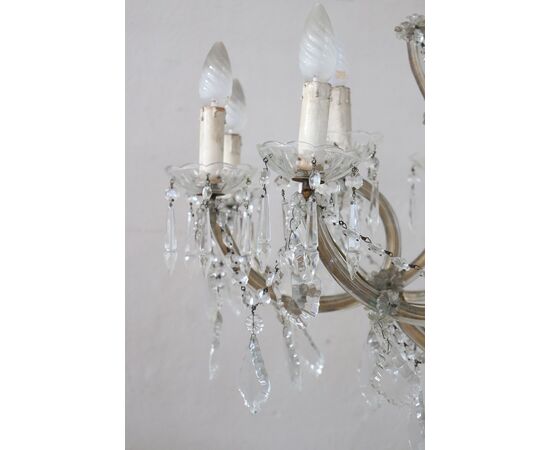Large antique crystal chandelier "Maria Theresa" 19th century PRICE NEGOTIABLE