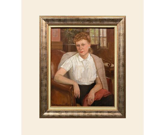 Camille De Buzon (1885-1964) - Ritratto di una donna