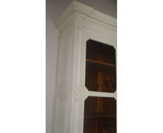 bookcase with four lacquered doors