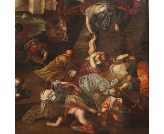 Great painting the massacre of the innocents from 17th century