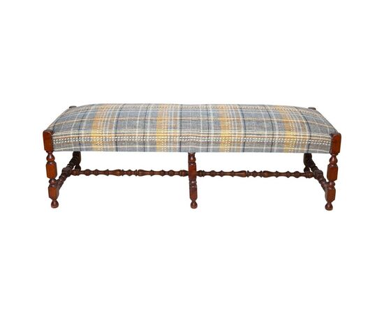 Large padded bench from the late 19th century - M / 1098 -     