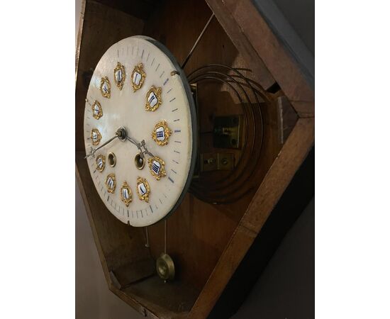 Clock with alabaster dial from the end of the 19th century     