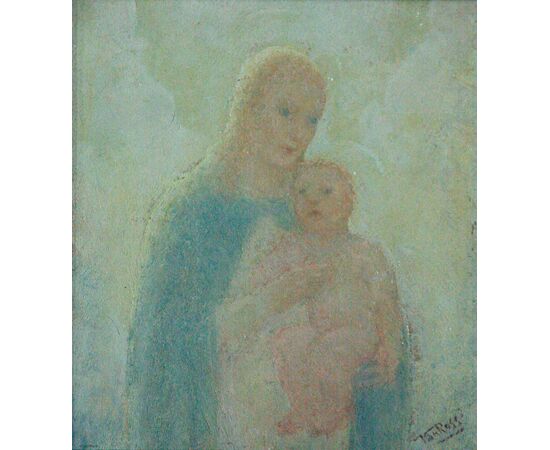 Vanni Rossi (Bergamo 1894 - 1973) - Madonna with Child     