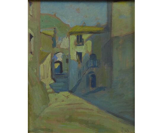 &quot;VIEWS OF HISTORICAL VILLAGES&quot; - GIUSEPPE CASELLI (1893 - 1976)     