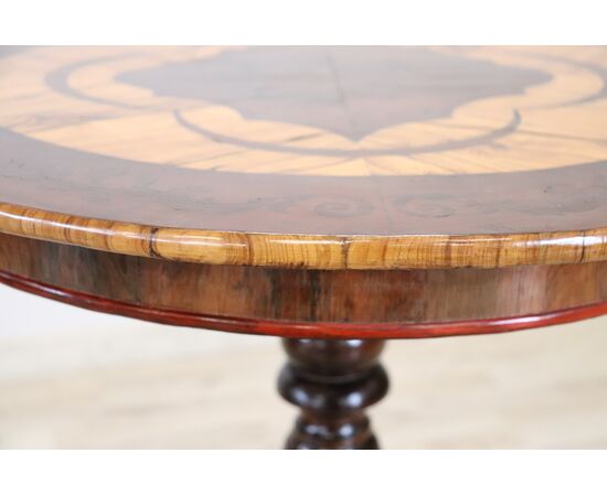 Antique living room table finely inlaid, mid 19th century PRICE NEGOTIABLE     