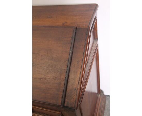 Ancient Tuscan cherry wood flap from the late 18th century !!!     