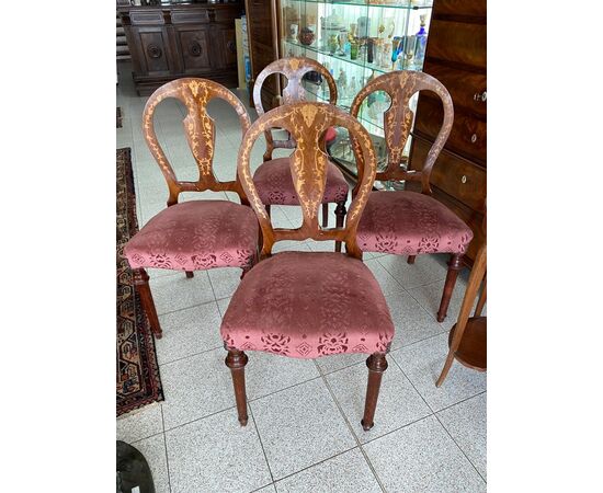 Walnut chairs     