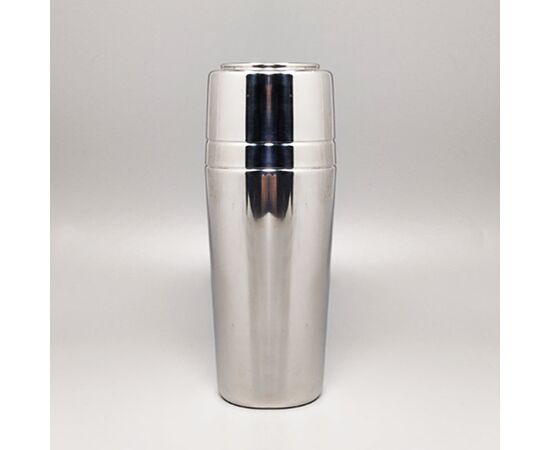 1970s Gorgeous Cocktail Shaker With Ice Bucket by Mepra. Made in Italy