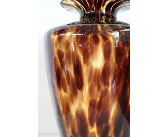 Vase in artistic Murano glass, large size, around the 1980s. NEGOTIABLE PRICE     