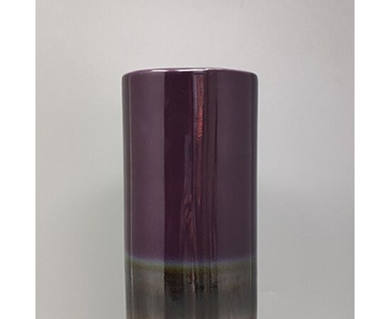 1970s Stunning Pair of Vases in Ceramic by F.lli Brambilla. Made in Italy