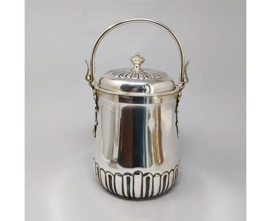 1950s Stunning Ice Bucket in by Aldo Tura for Macabo. Made in Italy.