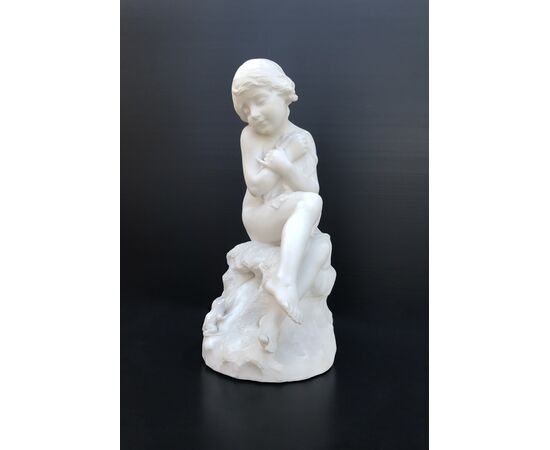"Pudicizia" - scultura in alabastro - XIX Secolo