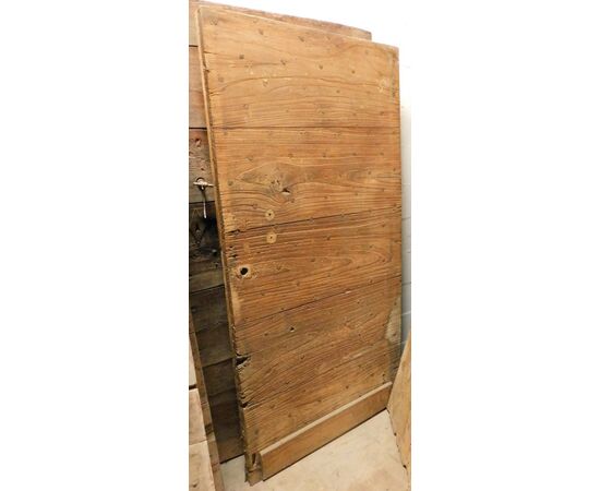 ptcr480 - rustic door from the 19th century, cm l 96 xh 185 xp 5.5     