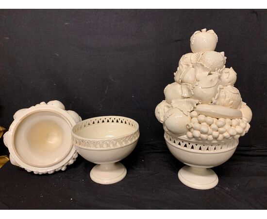 Pair of ceramic triumphs     