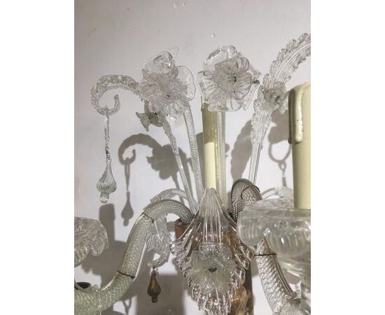 Murano glass wall light     