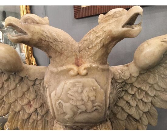 Two-headed marble eagle     