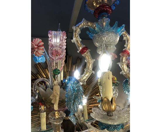 Venetian gondola chandelier     